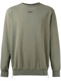 'off' print sweatshirt