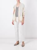 floral intarsia cardigan