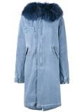 raccoon fur hood unlined parka