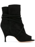 open toe ankle boots