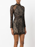 sheer lace dress