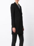 fitted double breasted coat