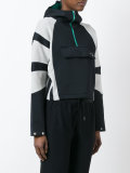 contrast hoodie 