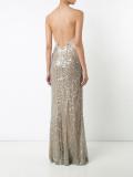 open back sequined dress