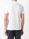 buttoned V-neck T-shirt