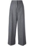 high-rise straight trousers