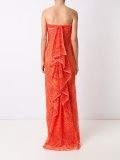 strapless gown