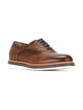 woven effect derbies