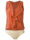 v neck bodysuit