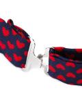 heart print bow tie