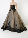 strapless ball gown 