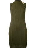 ribbed turtle neck dress