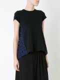 open back lace T-shirt