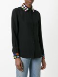 mirror embroidered blouse