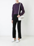 front slit straight pants 