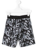 paisley print swim shorts