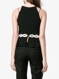sleeveless peplum blouse 