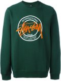 embroidered logo sweatshirt 