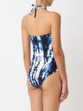 print halter swimsuit
