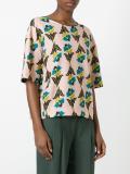 floral print T-shirt 