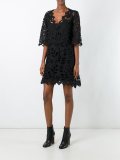 cut-out flower dress