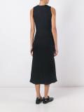 jacquard sleeveless dress
