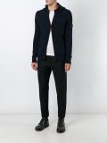 zipped hoodie