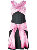bow illusion print dress