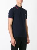 logo patch polo shirt 