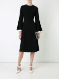 flared sleeve dress