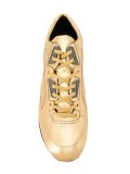 paneled lace-up sneakers