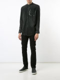 zipped detail skinny jeans