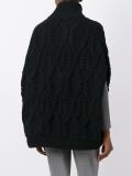 cable knit zipped jacket