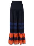 long panelled skirt