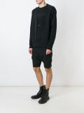 contrast panel sweatshirt 