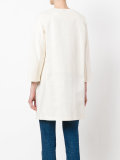 collarless coat