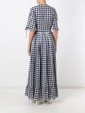 checked maxi dress