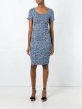 printed shortsleeved dress