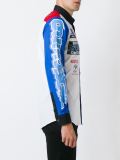 multi logo print shirt