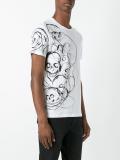 skull print T-shirt
