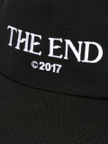 'the end' embroidery cap