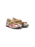 floral ballerinas