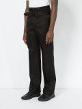 belted tailored trousers