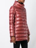 padded zip up coat