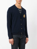 skull patch cardigan