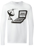 Tomorrow print long sleeve T-shirt