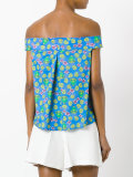 frog print blouse 