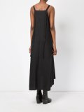 draped panel midi dress