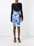 printed pencil skirt 