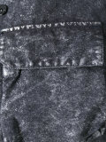 metallic effect hooded jacket